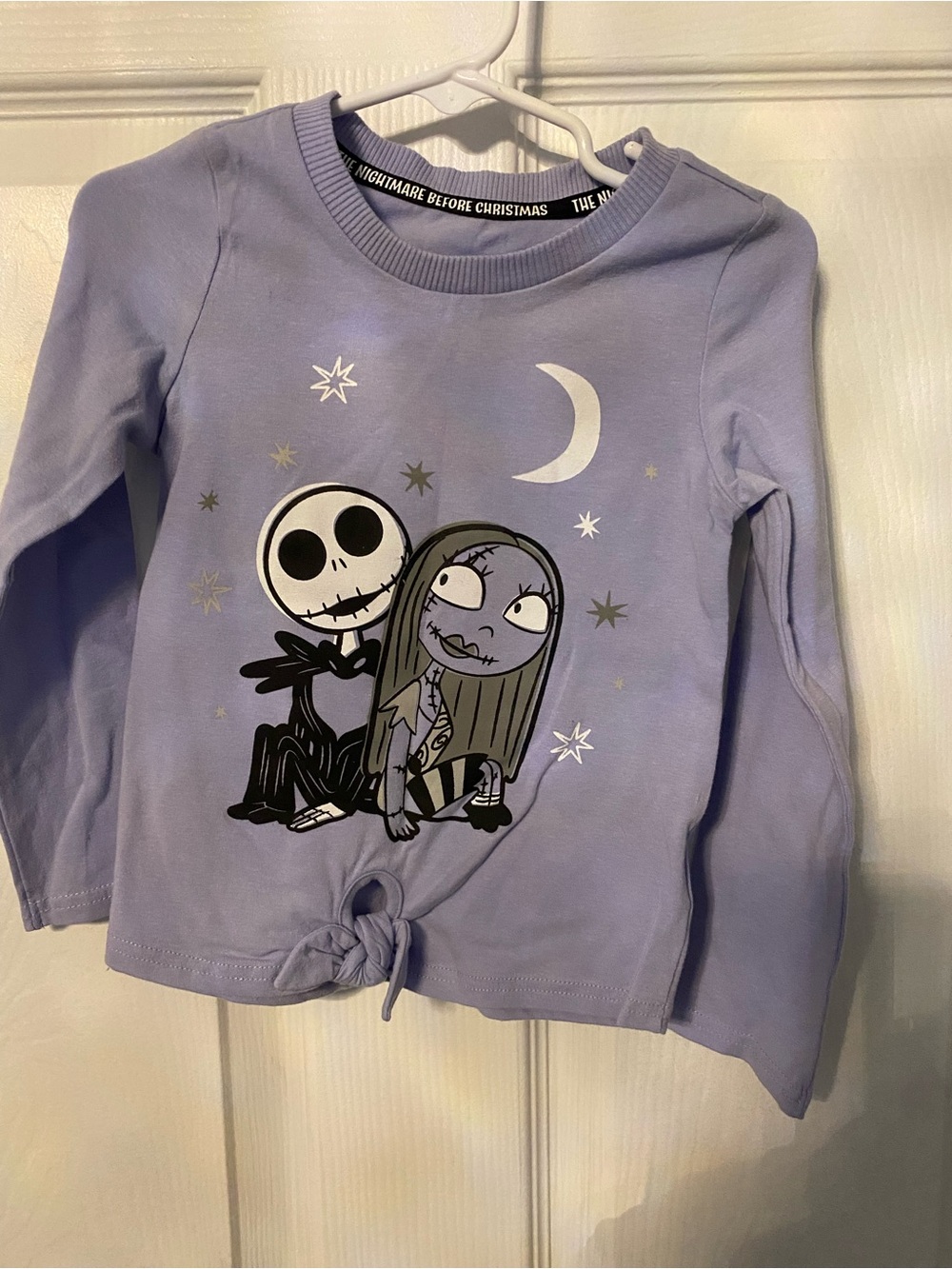 Disney Lavender and Black " The Nightmare Before Christmas" Toddler set